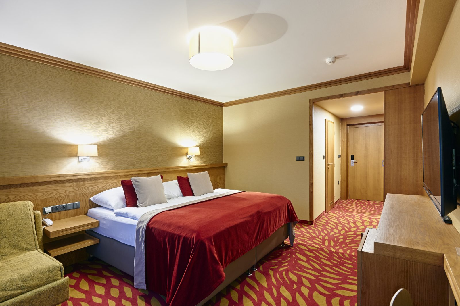 Harmony Hotel Špindlerův Mlýn - Dvoulůžkový pokoj Superior s manželskou postelí