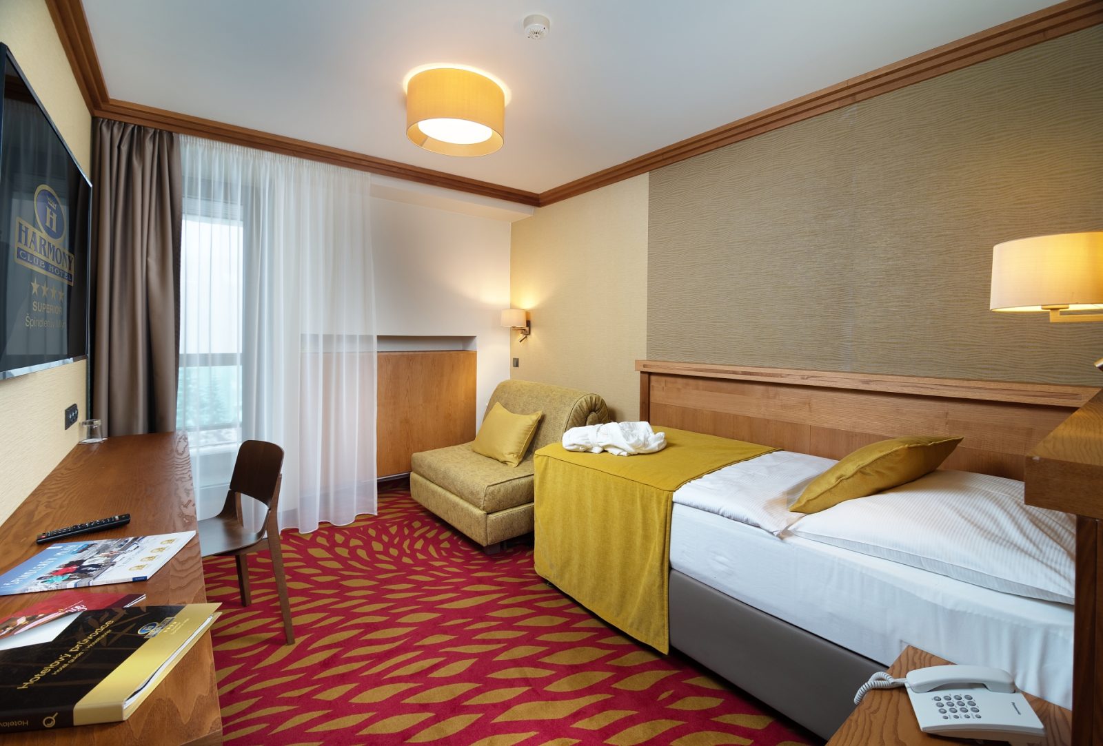 Harmony Hotel Špindlerův Mlýn - Jednolůžkový pokoj Comfort s přistýlkou